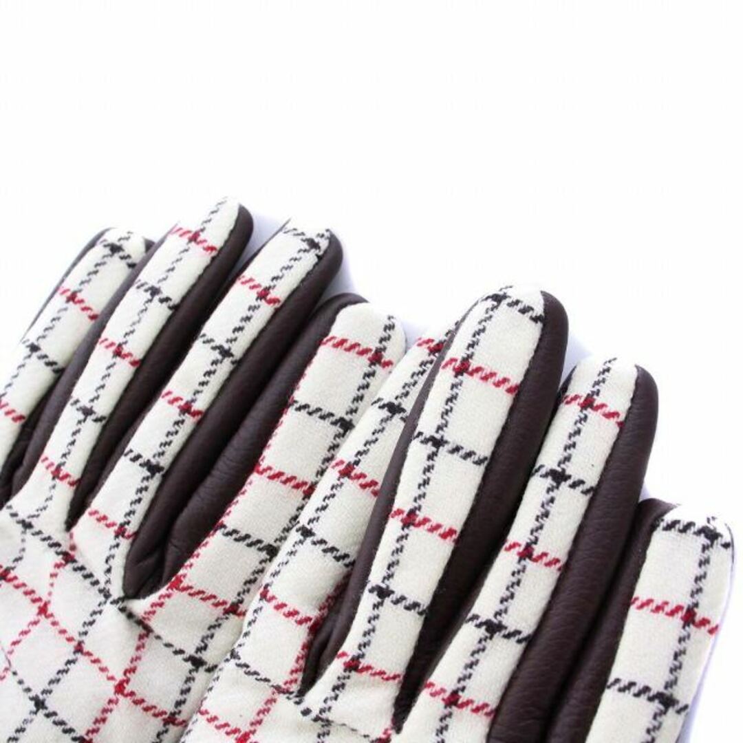 Maison Martin Margiela(マルタンマルジェラ)のMaison Margiela 14 check panelled gloves メンズのファッション小物(手袋)の商品写真