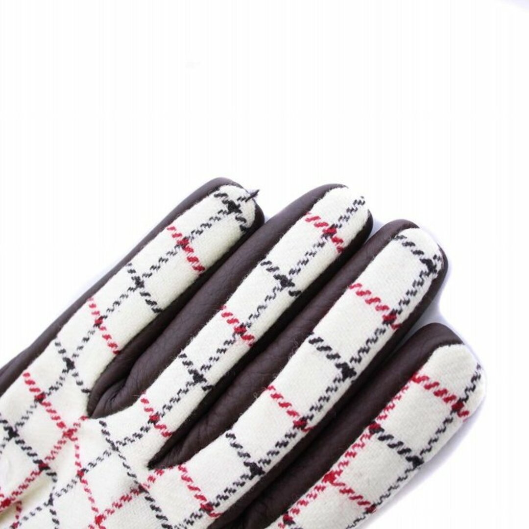 Maison Martin Margiela(マルタンマルジェラ)のMaison Margiela 14 check panelled gloves メンズのファッション小物(手袋)の商品写真