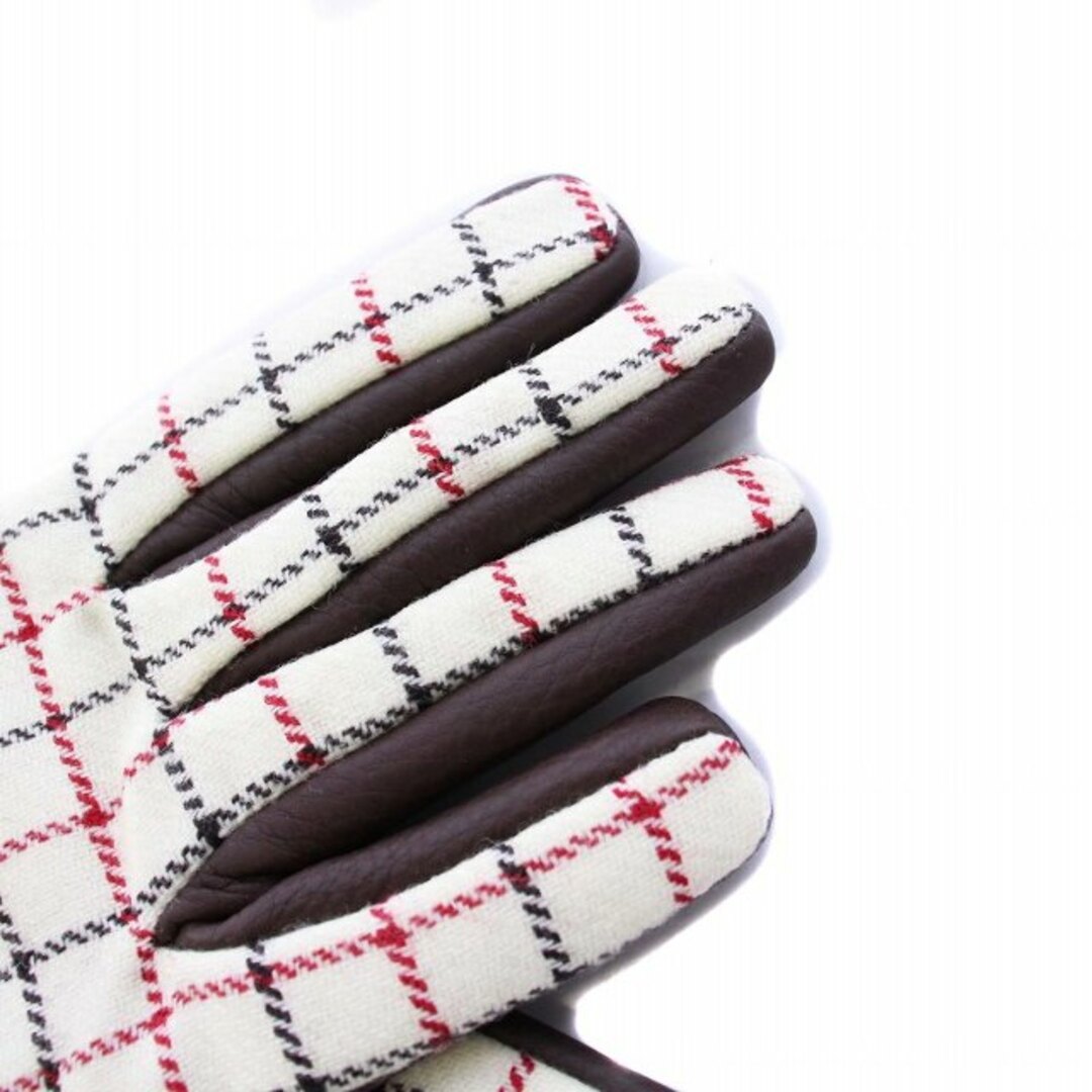 Maison Martin Margiela(マルタンマルジェラ)のMaison Margiela 14 check panelled gloves メンズのファッション小物(手袋)の商品写真