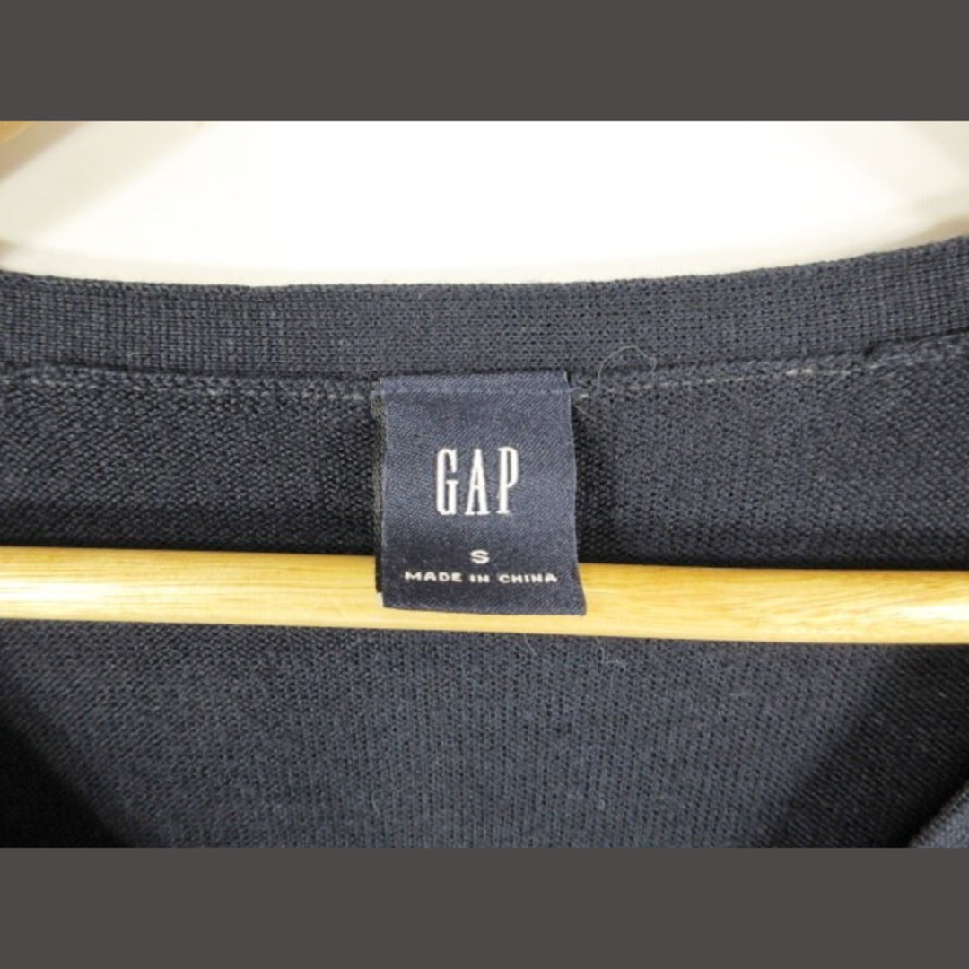 GAP(ギャップ)のGAP ニット セーター Vネック 長袖 薄手 シンプル ネイビー sizeS レディースのトップス(ニット/セーター)の商品写真