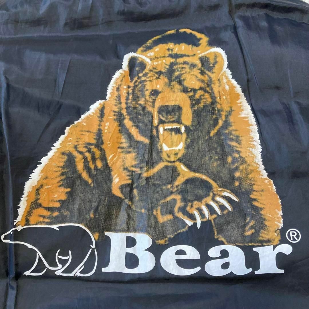 Bear USA(ベアー)の美品★ベアー ユーエスエー★リバーシブルダウンジャケット★熊★刺繍ロゴ★黒★L メンズのジャケット/アウター(ダウンジャケット)の商品写真