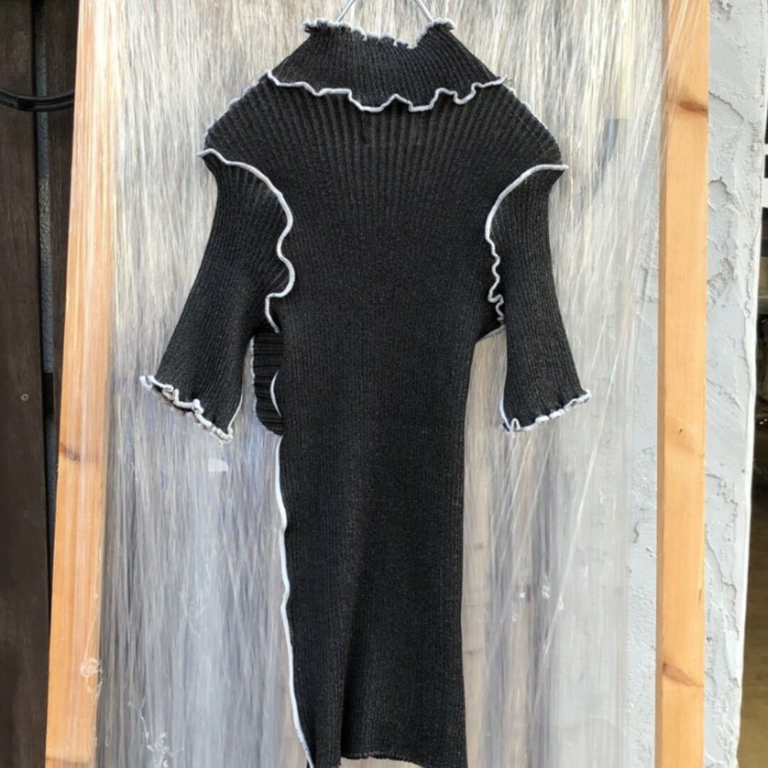 kotohayokozawa short sleeve rib knit メンズのトップス(Tシャツ/カットソー(半袖/袖なし))の商品写真