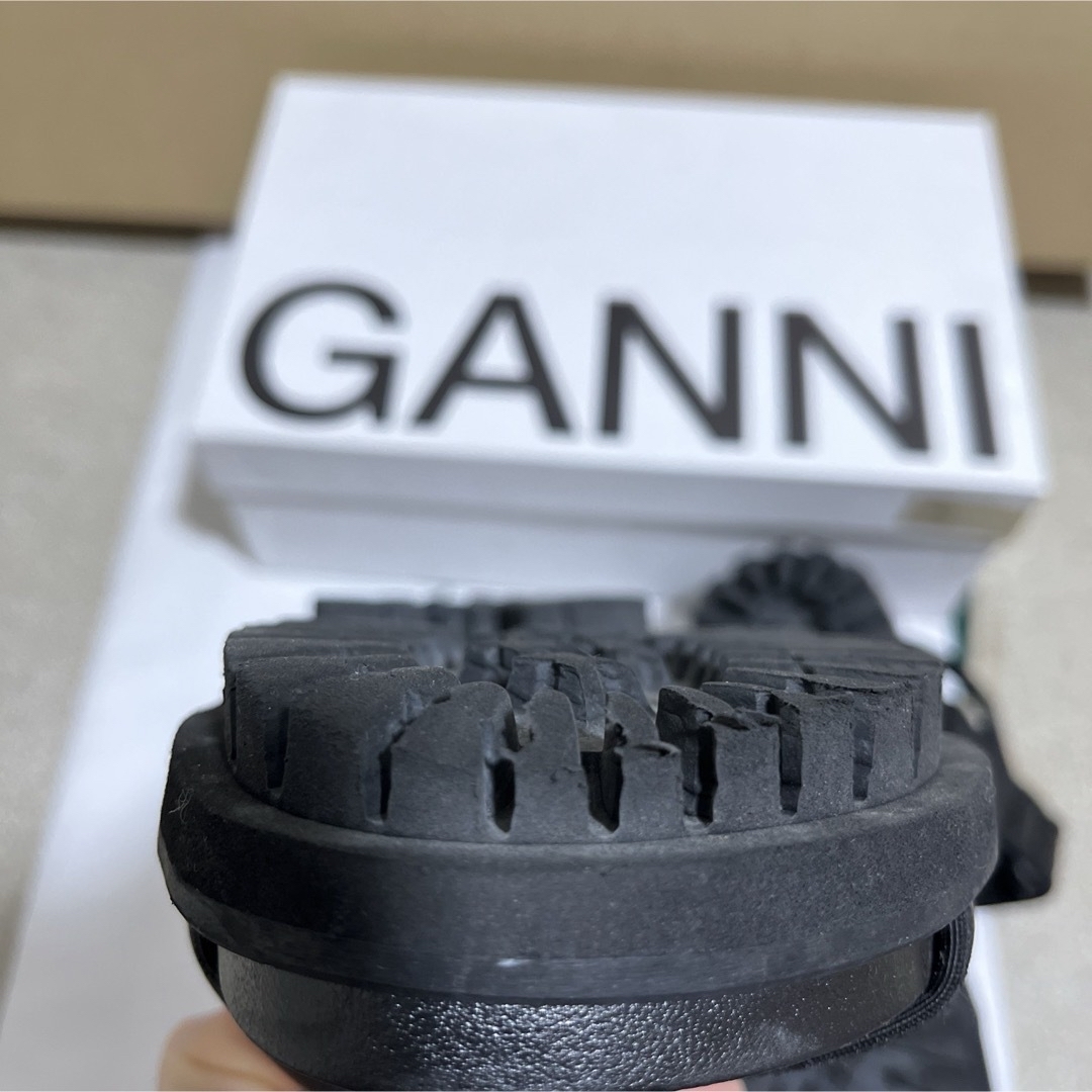 GANNI スポーツ　レザー　サンダル　25.5 26.0 レディースの靴/シューズ(サンダル)の商品写真