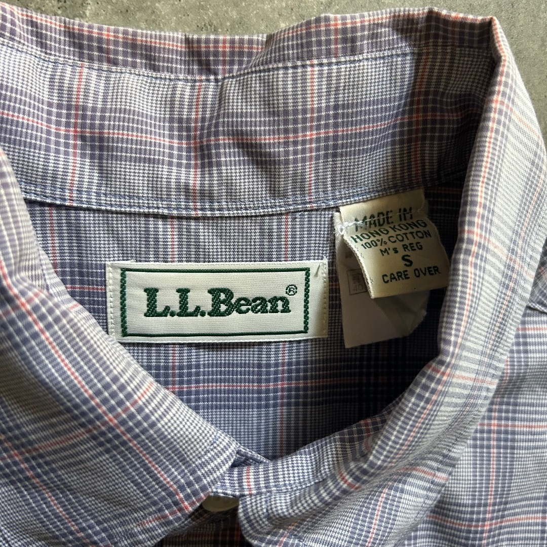 L.L.Bean(エルエルビーン)の80s90s エルエルビーンボタンダウンシャツ ライトパープル S メンズのトップス(シャツ)の商品写真