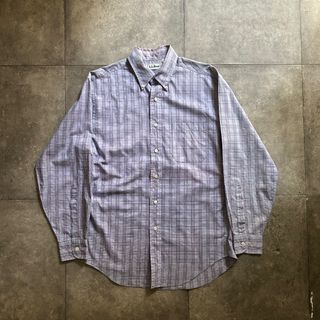 エルエルビーン(L.L.Bean)の80s90s エルエルビーンボタンダウンシャツ ライトパープル S(シャツ)