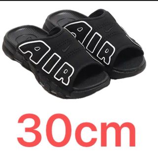 NIKE - Nike Air More Uptempo Slide Black【30cm】