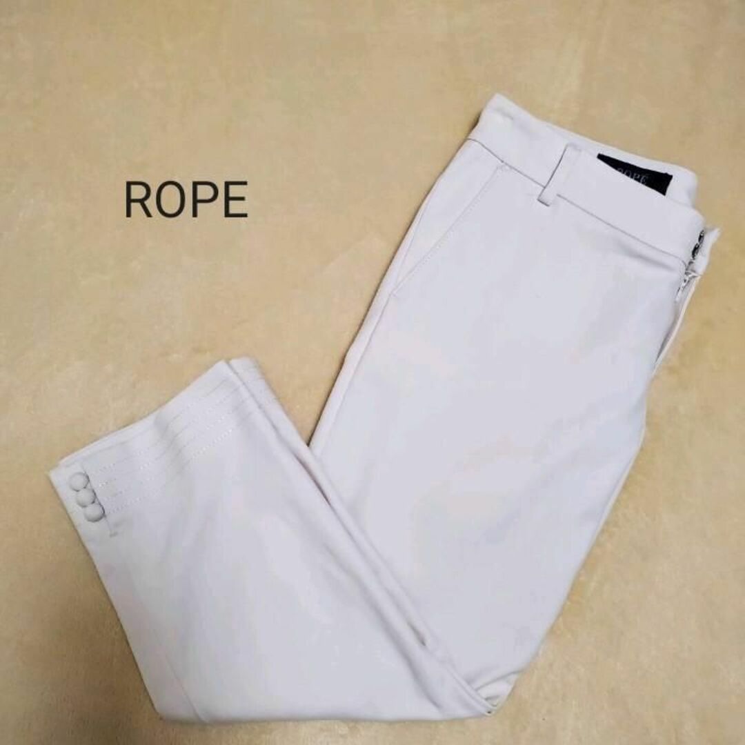 ROPE’(ロペ)のROPEレディースSサイズ白色クロップドパンツ レディースのパンツ(その他)の商品写真