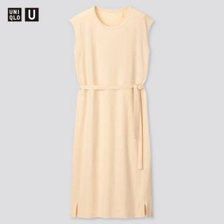 ユニクロ(UNIQLO)のUNIQLO クルーネックワンピース（ノースリーブ）(ロングワンピース/マキシワンピース)