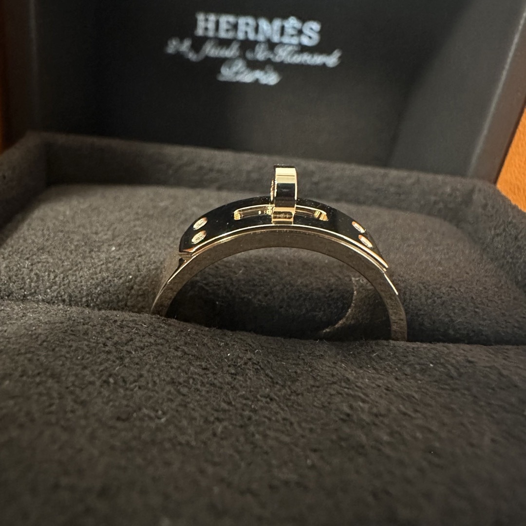 Hermes(エルメス)のHERMES エルメス  リング 《ケリー》 PM ピンクゴールド 53号 レディースのアクセサリー(リング(指輪))の商品写真