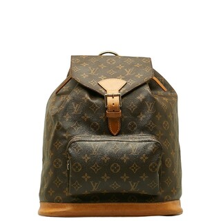 ルイヴィトン(LOUIS VUITTON)のルイ ヴィトン モノグラム モンスリGM リュック バックパック M51135 PVC レディース LOUIS VUITTON 【1-0138413】(リュック/バックパック)