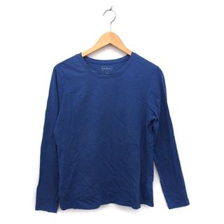 エルエルビーン(L.L.Bean)のエルエルビーン カットソー Tシャツ コットン 綿 クルーネック シンプル 長袖(Tシャツ/カットソー(七分/長袖))