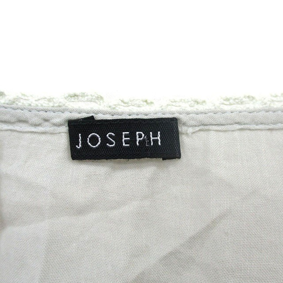 JOSEPH(ジョゼフ)のジョセフ JOSEPH ブラウス シャツ ノースリーブ リボン コットン レース レディースのトップス(シャツ/ブラウス(半袖/袖なし))の商品写真