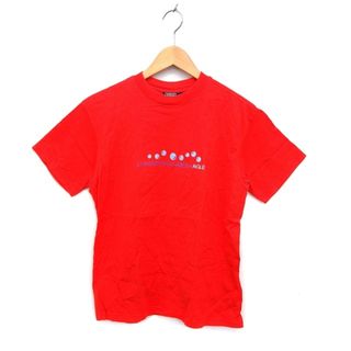 エーグル(AIGLE)のエーグル カットソー Tシャツ クルーネック リブ コットン 綿 プリント 半袖(Tシャツ/カットソー(半袖/袖なし))