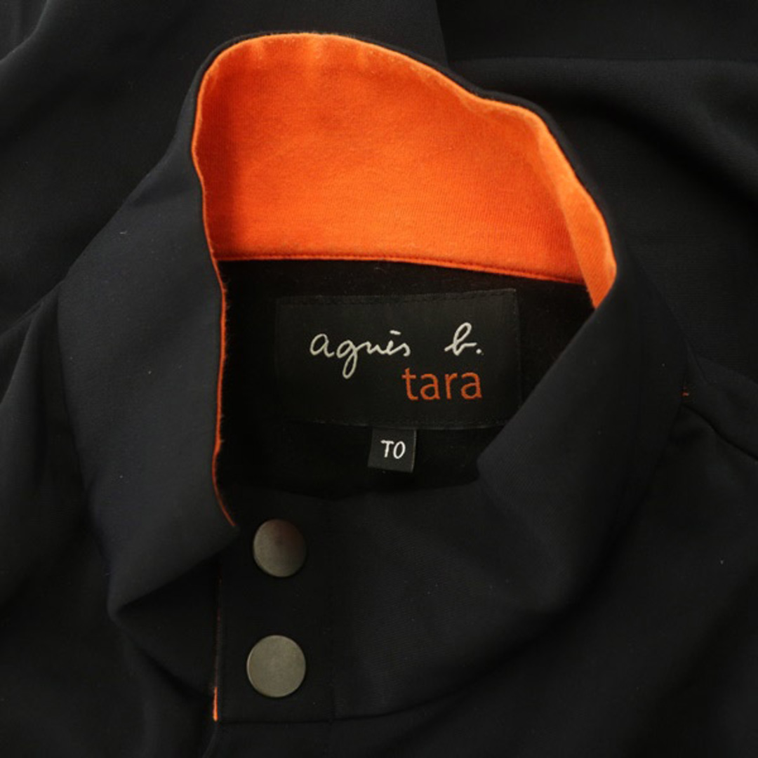 agnes b.(アニエスベー)のアニエスベー tara シャツジャケット バンドカラー 長袖 裏起毛 ストレッチ レディースのジャケット/アウター(ブルゾン)の商品写真