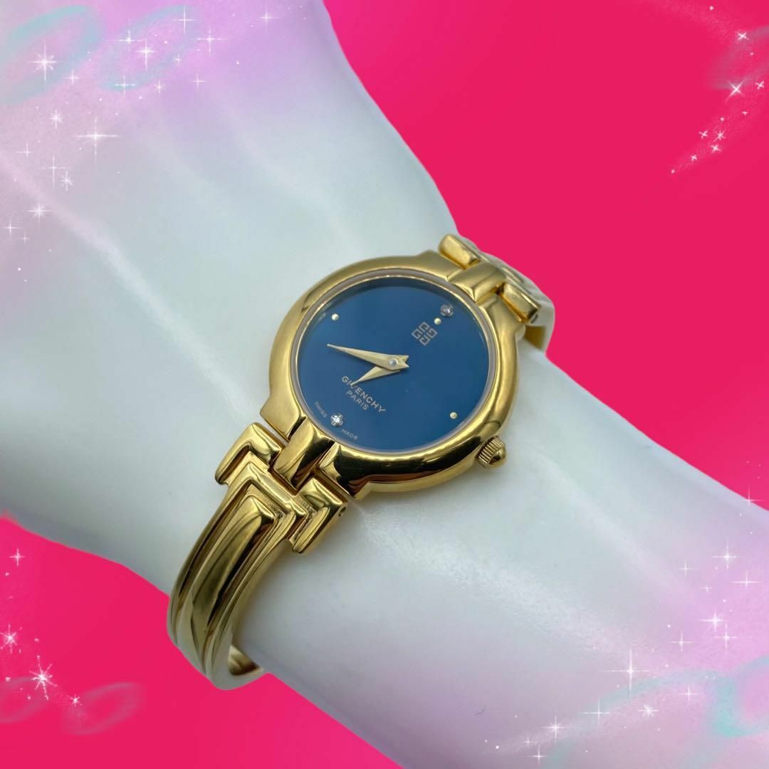 専用271【美品】GIVENCHY ジバンシー時計　レディース腕時計　2Pダイヤ時計ショップHaru