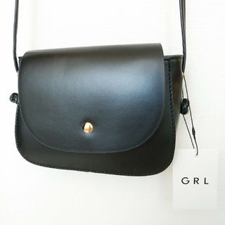 グレイル(GRL)のGRL　ミニショルダーバッグ　黒(ショルダーバッグ)