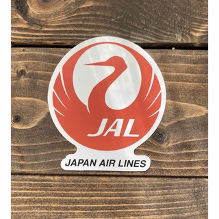 防水　ステッカー　シール　航空会社　JAL ジャル　日本航空　飛行機(航空機)