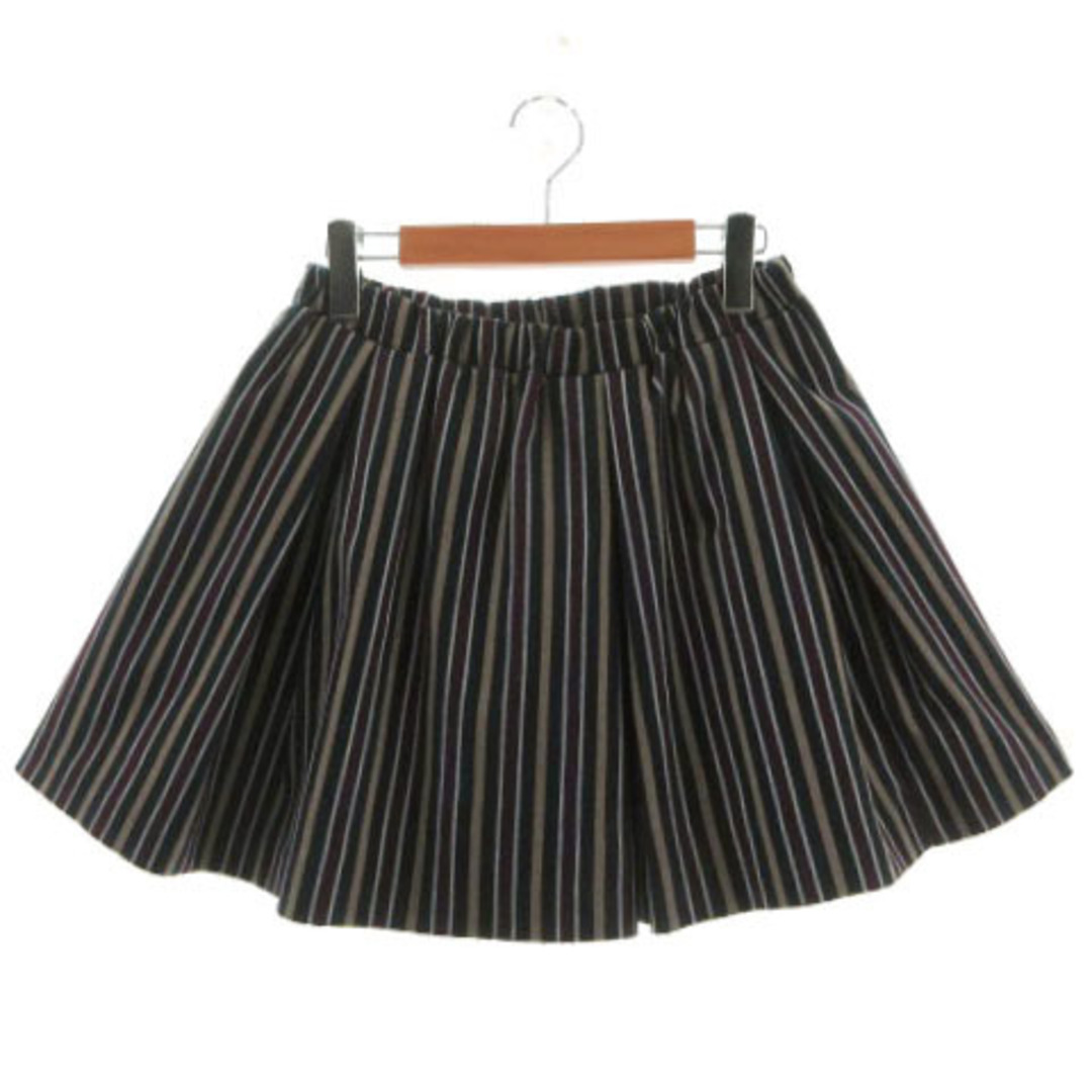 TODAYFUL(トゥデイフル)のトゥデイフル スカート 11320801 ストライプ 紺 エンジ 白 茶 F レディースのスカート(ひざ丈スカート)の商品写真