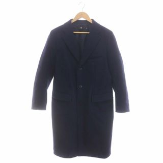 ユニクロ(UNIQLO)のユニクロ プラスジェイ +J 20AW ウールブレンド チェスター コート 紺(その他)