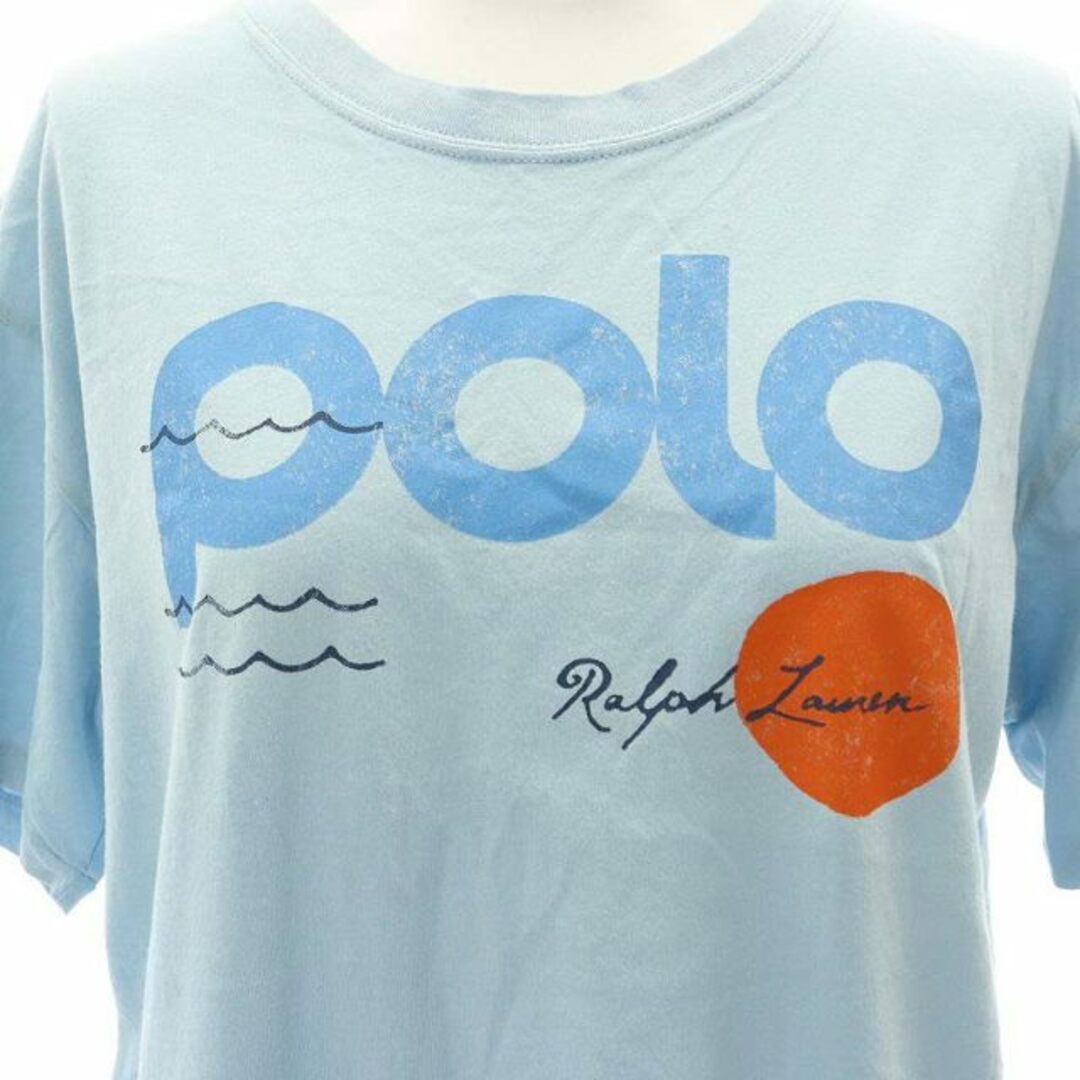 POLO RALPH LAUREN(ポロラルフローレン)のポロ ラルフローレン ロゴプリントクルーネックTシャツ カットソー 半袖 S レディースのトップス(Tシャツ(半袖/袖なし))の商品写真