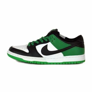 ナイキ(NIKE)のナイキ NIKE ■ 【 SB DUNK LOW CLASSIC GREEN BQ6817 302 】 SB ダンク ロー クラシック グリーン スニーカー w14551(スニーカー)