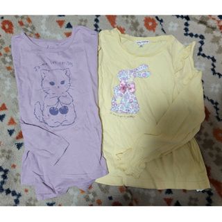 エニィファム(anyFAM)のanyfam  長袖Tシャツ  2枚セット  130センチ(Tシャツ/カットソー)