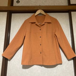 【My Carnaby】オレンジ 長袖シャツ ブラウス トップス 春(シャツ/ブラウス(長袖/七分))