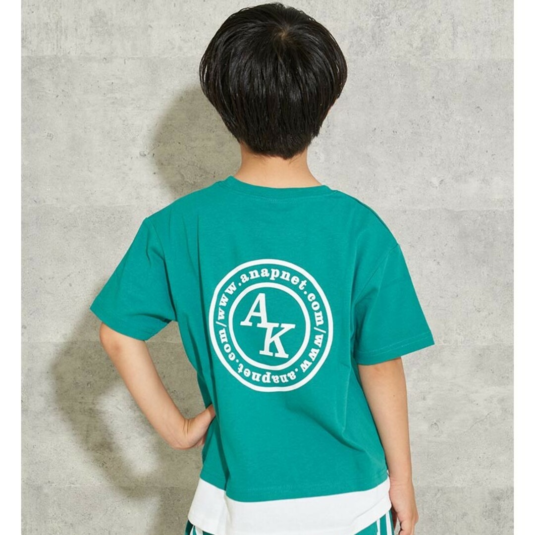 ANAP Kids(アナップキッズ)のANAP kidz 子供服　ロゴtシャツ　110 新品未開封 キッズ/ベビー/マタニティのキッズ服女の子用(90cm~)(Tシャツ/カットソー)の商品写真