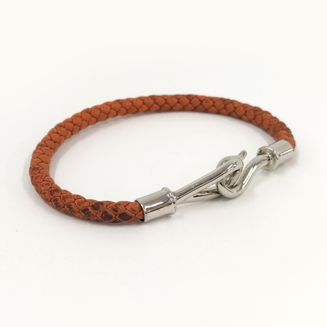 Hermes(エルメス)のHERMES ジャンボ ブレスレット レザー オレンジ レディースのアクセサリー(ブレスレット/バングル)の商品写真