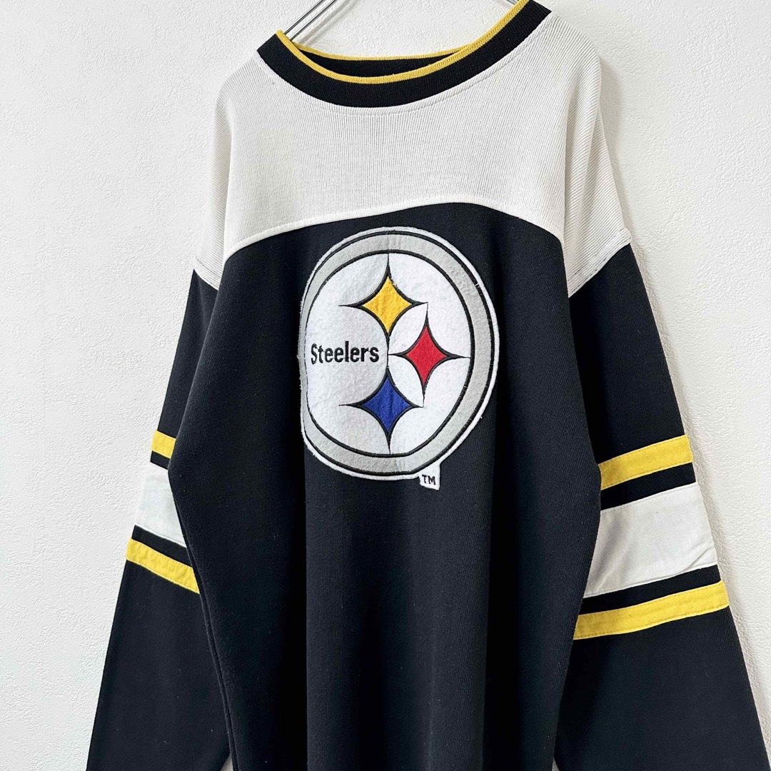 STARTER(スターター)のSTARTER★NFL★STEELERS/スティーラーズ★スウェット★黒白黄★M メンズのトップス(スウェット)の商品写真