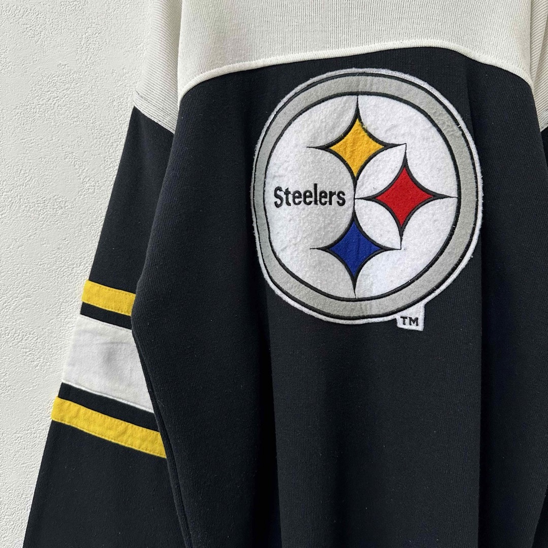 STARTER(スターター)のSTARTER★NFL★STEELERS/スティーラーズ★スウェット★黒白黄★M メンズのトップス(スウェット)の商品写真