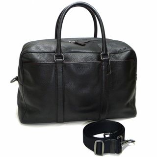 コーチ(COACH)のCOACH トレッカー キャリーオール ビジネスバッグ レザー ブラック(ビジネスバッグ)