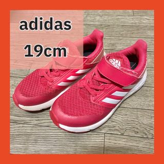 adidas - adidasアディダス 運動靴スニーカーランニングシューズ赤保育園小学校19cm