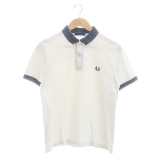 フレッドペリー(FRED PERRY)のフレッドペリー ポロシャツ カットソー 鹿の子 半袖 38 白 M3105(ポロシャツ)