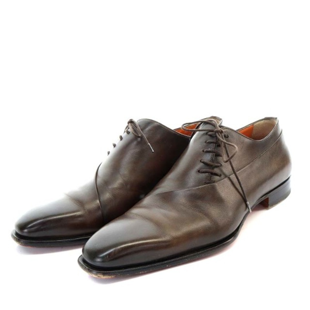 Santoni(サントーニ)のサントーニ サイドレースシューズ ドレスシューズ 5 ダークブラウン 6368 メンズの靴/シューズ(ドレス/ビジネス)の商品写真