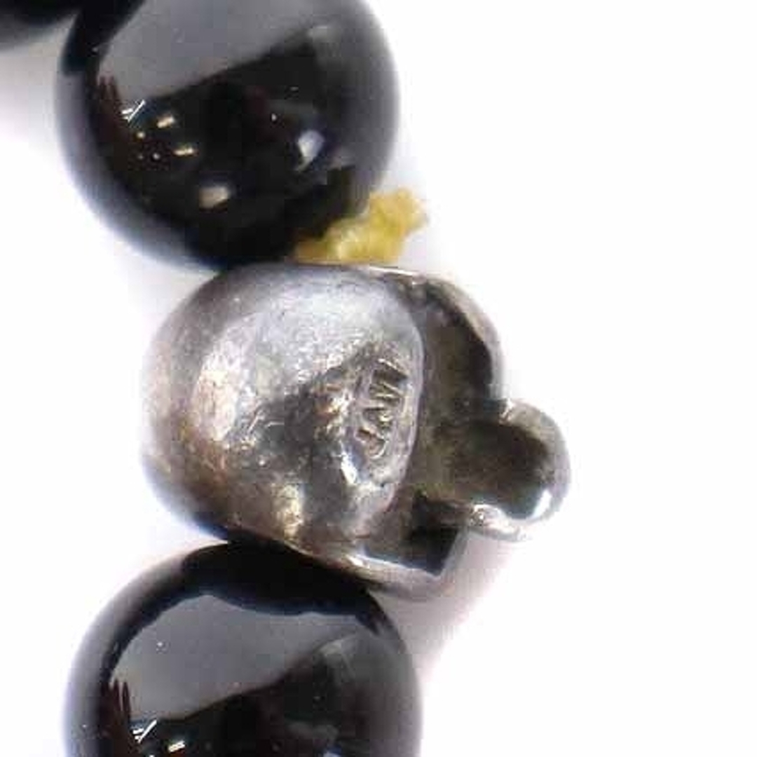 JAM HOME MADE オニキス スカル 数珠 ブレスレット 黒 ブラック メンズのアクセサリー(ブレスレット)の商品写真