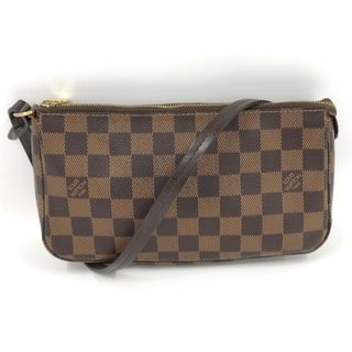 ルイヴィトン(LOUIS VUITTON)のLOUIS VUITTON ポシェット アクセソワール ポーチ ダミエ エベヌ(ボディバッグ/ウエストポーチ)