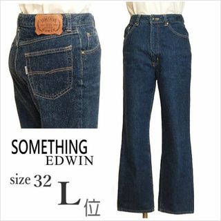 SOMETHING - 〈SOMETHING ones〉インディゴストレート系デニム レディース L位