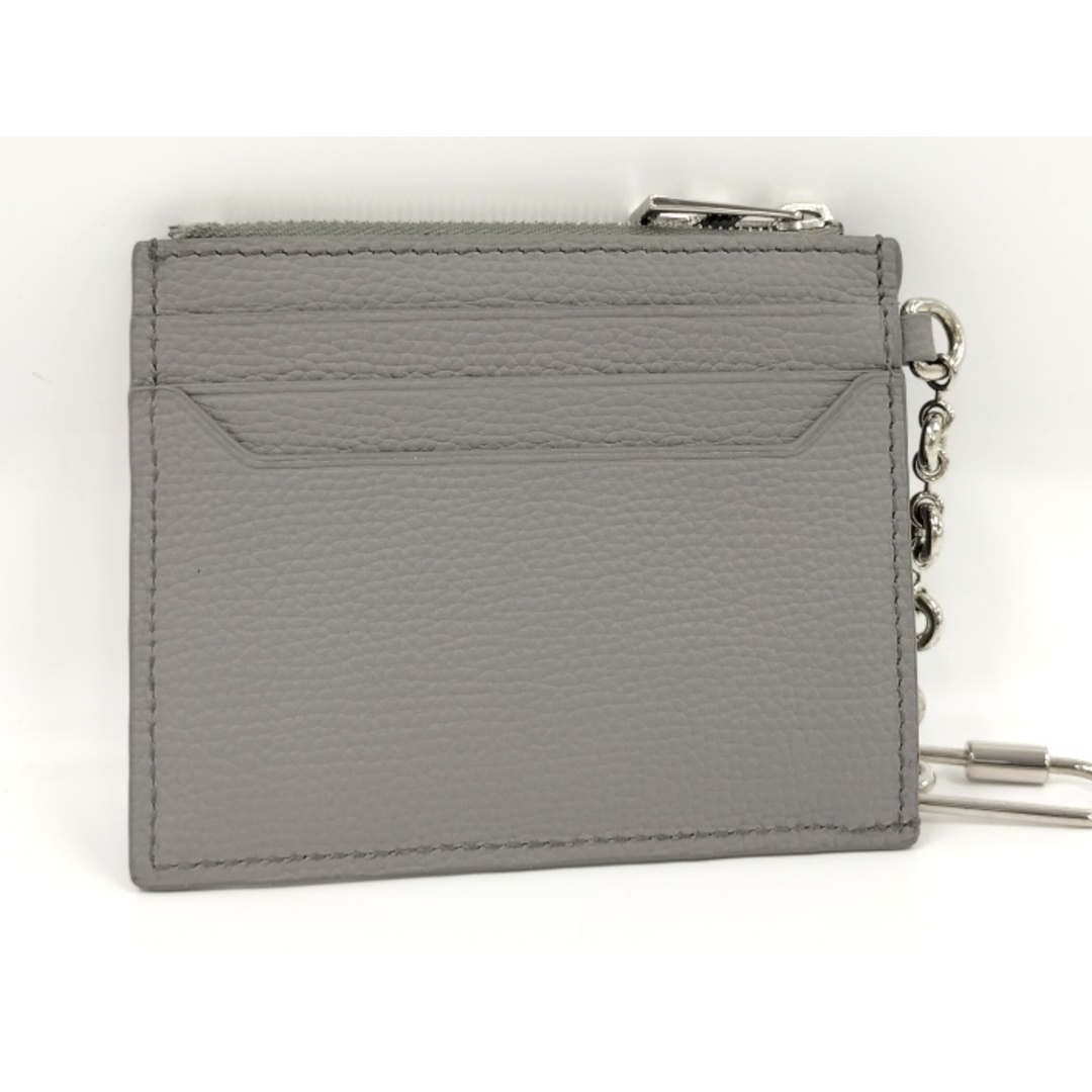 LOEWE - LOEWE アナグラム カードケース レザー グレー LOEWE - LOEWE アナグラム カードケース レザー グレー