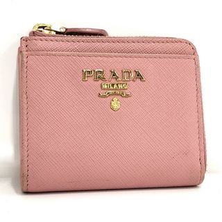 プラダ(PRADA)のPRADA コインケース サフィアーノレザー ピンク(コインケース)