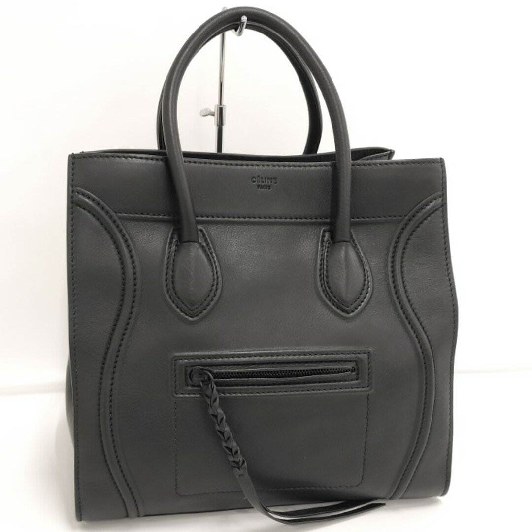 celine(セリーヌ)のCELINE ラゲージ ファントム ハンドバッグ レザー ブラック 169953 レディースのバッグ(ハンドバッグ)の商品写真