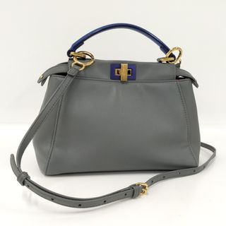 フェンディ(FENDI)のFENDI ピーカーブーミニ ２WAY ハンドバッグ ショルダーバッグ レザー(ショルダーバッグ)