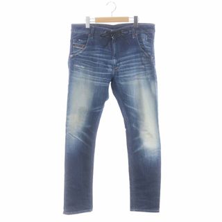 ディーゼル(DIESEL)のディーゼル JOGG加工デニムパンツ ジーンズ テーパード ストレッチ 34 紺(デニム/ジーンズ)