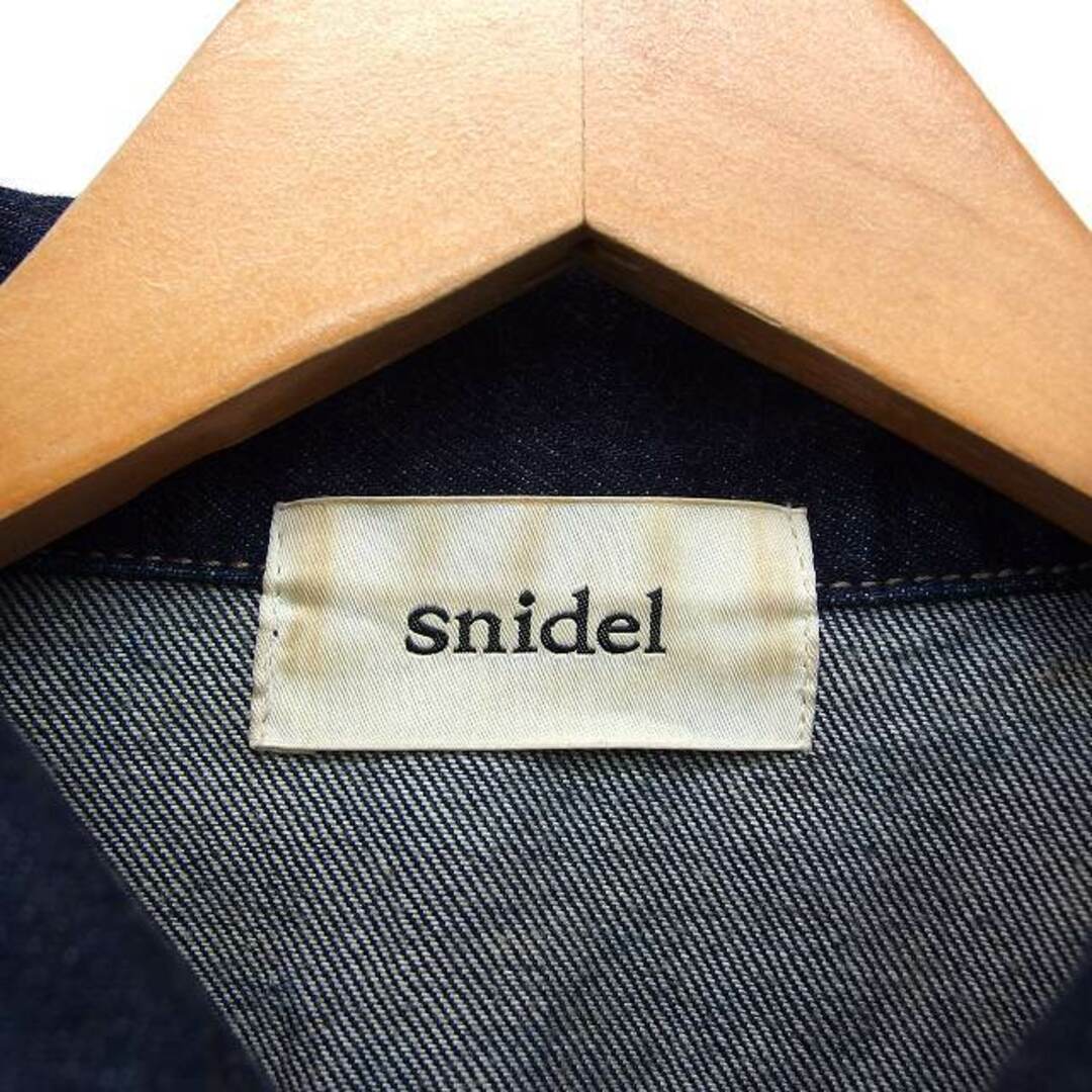SNIDEL(スナイデル)のスナイデル Gジャン ジージャン アウター デニム ステンカラー コットン F レディースのジャケット/アウター(Gジャン/デニムジャケット)の商品写真