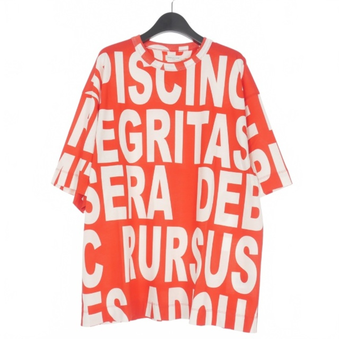 DRIES VAN NOTEN(ドリスヴァンノッテン)のドリスヴァンノッテン 23SS HEIN プリント 総柄 Tシャツ 半袖 S 赤 メンズのトップス(Tシャツ/カットソー(半袖/袖なし))の商品写真