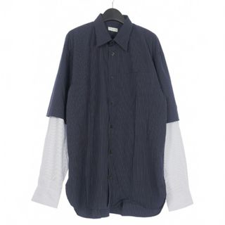 ドリスヴァンノッテン(DRIES VAN NOTEN)のドリスヴァンノッテン 23AW CARLE M.W レイヤードシャツ 長袖 M (シャツ)