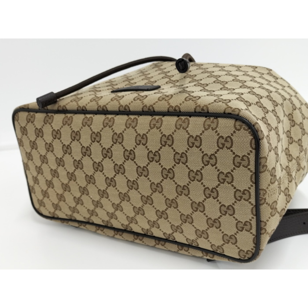 Gucci(グッチ)のGUCCI バックパック リュックサック GGキャンバス ブラウン 449175 レディースのバッグ(リュック/バックパック)の商品写真