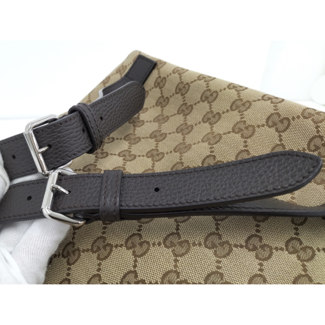 Gucci(グッチ)のGUCCI バックパック リュックサック GGキャンバス ブラウン 449175 レディースのバッグ(リュック/バックパック)の商品写真