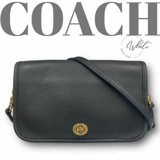 コーチ(COACH)の【極美品】オールドコーチ　ショルダーバッグ　ポーチ　レザー　本革　ターンロック(ショルダーバッグ)