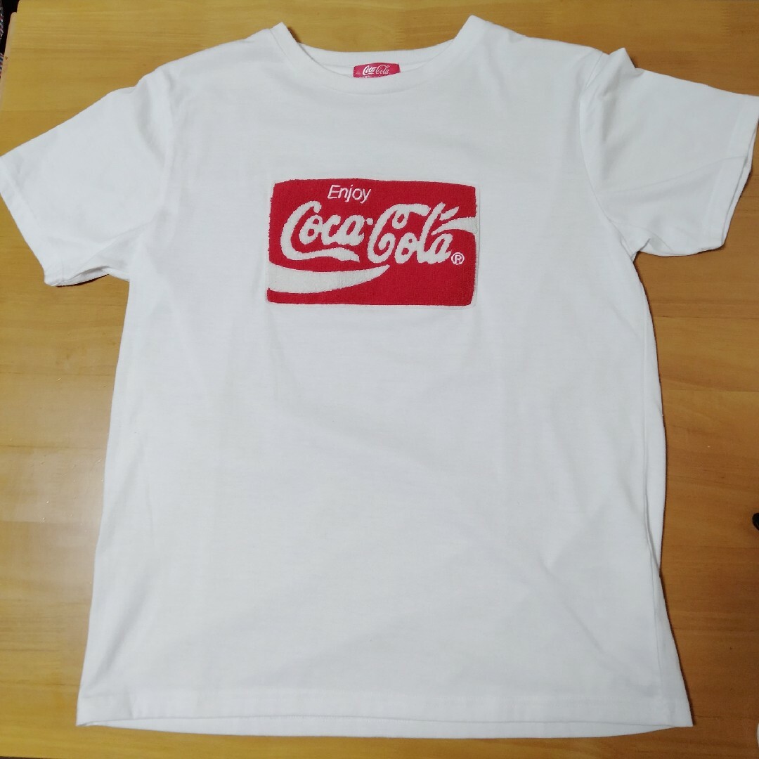 コカ・コーラ(コカコーラ)の【№523】✨Coca Cola コカコーラ Tシャツ L ロゴボア メンズのトップス(Tシャツ/カットソー(半袖/袖なし))の商品写真